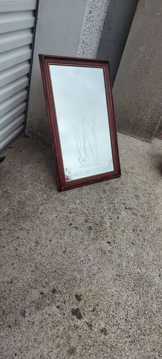 Dr Edmund Rice founder of the Christian brothers etched mirror,came from a old school,hard to come by ,heavy,lovely display,a piece of irish history,,hard to come by, buyer collects,sold as seen ,sorry pics not more clearer,I gave wood a light polish.