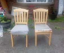 Two kitchen chairs
