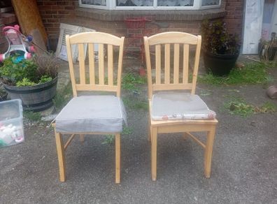 Two kitchen chairs