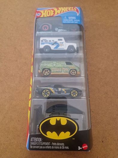 Hot Wheels Batman Vehicles x 5