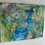 Original Abstract Painting Dublin Original Art Pondscape Riverscape Painting Image 6