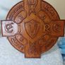 Collectible Vintage Mahogany GAA Plaque Image 2