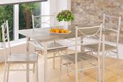 5-Piece Dining Set Table &amp; 4 Chairs