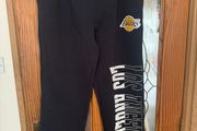 BNWT Dark Grey NBA Lakers Fleece joggers size L UK16 EU44 Postage included