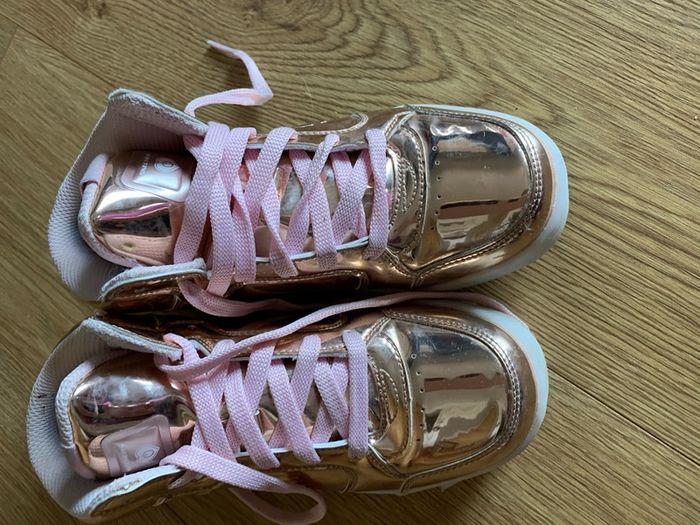 Sketchers Light Up Gold Runners