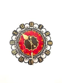 Retro Mid Century Mauthe wall clock