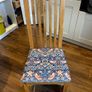 Solid oak dining table & 6 reupholstered dining chairs Image 10