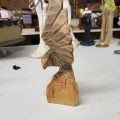 Carved wooden eagle