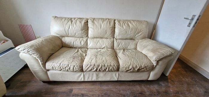 Leather sofa