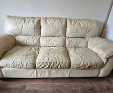 Leather sofa