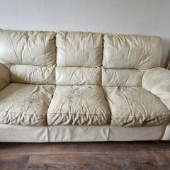 Leather sofa