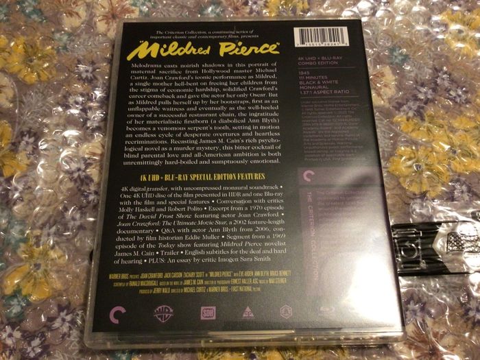Mildred Pierce  4K (The Criterion Collection) 4K American Import
