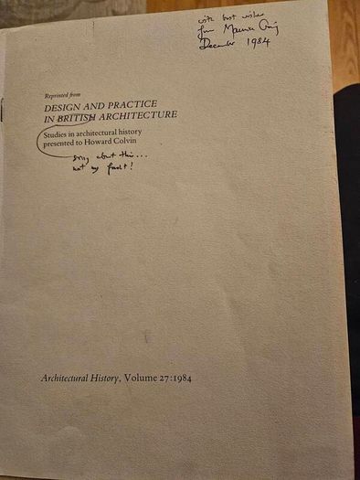 The Architecture Of Ireland. From Earliest Times To 1880. By Maurice Craig. First Edition Large Volume Hardback With Dustjacket In Good Condition.  See Photos For Same
