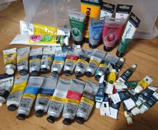 Artist Paints job lot