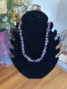 Necklace - Glass Beads/Semi Precious Stones