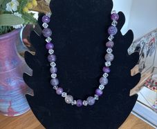 Necklace - Glass Beads/Semi Precious Stones