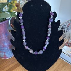 Necklace - Glass Beads/Semi Precious Stones