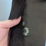 Real fur chocolate color coat Image 7