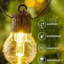 Garden String Festoon Lights - 17M / 55.77FT Garden LED Lights Outdoor Lights Mains Powered Waterproof & 25 Shatterproof Outdoor Patio Lights for Backyard Gazebo Pergola Cafe Party Image 2