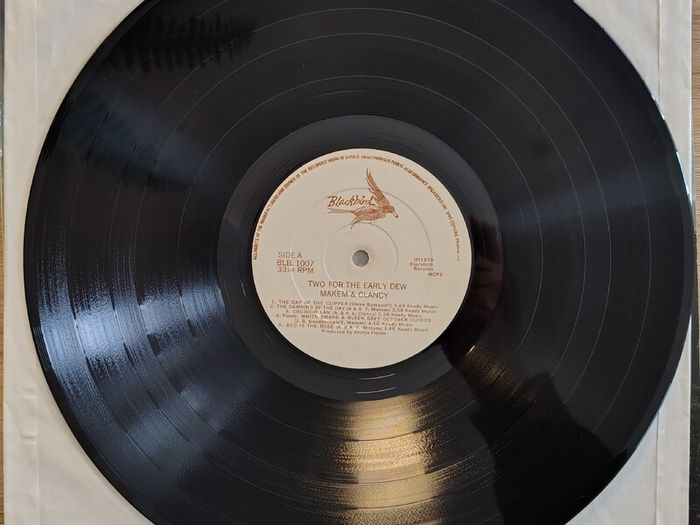 Tommy Makem & Liam Clancy - Two For The Early Dew Vinyl LP (1978) Original Irish Pressing Folk EX+
