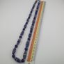 Antique Venetian African Style Stripe Eyes & Blue Glass Beads Necklace Image 7