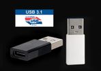 USB 3.1 Gen 2 (10 Gbps) Type-C (Female) to Type-A (Male) Adapter Convertor (Brand New/Warranty)