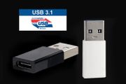 USB 3.1 Gen 2 (10 Gbps) Type-C (Female) to Type-A (Male) Adapter Convertor (Brand New/Warranty)