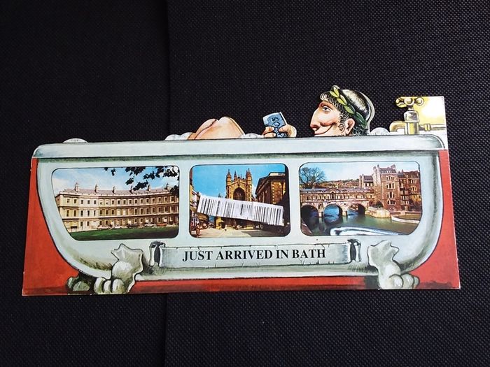 Great Britain Postcards : Just Arrived In Bath - Multi-view Holiday Postcard