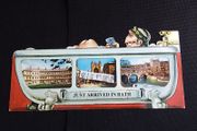 Great Britain Postcards : Just Arrived In Bath - Multi-view Holiday Postcard