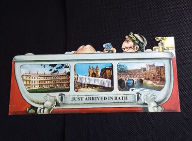 Great Britain Postcards : Just Arrived In Bath - Multi-view Holiday Postcard