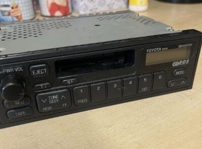 Toyota MR2 Corolla Carina Vintage Single DIN Vintage RDS Radio Cassette Player 58406