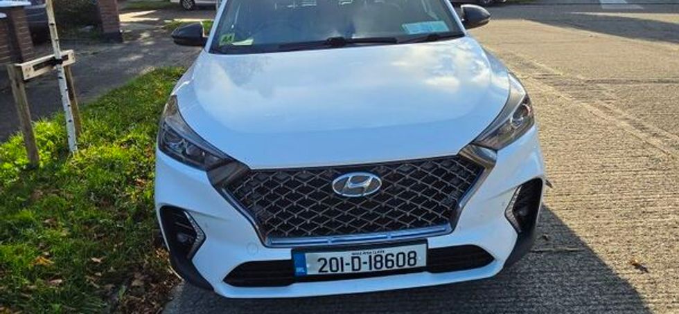 2020 White Hyundai Tucson N Line