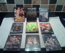Selection of WWF DVDs price is for all