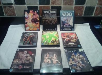 Selection of WWF DVDs price is for all