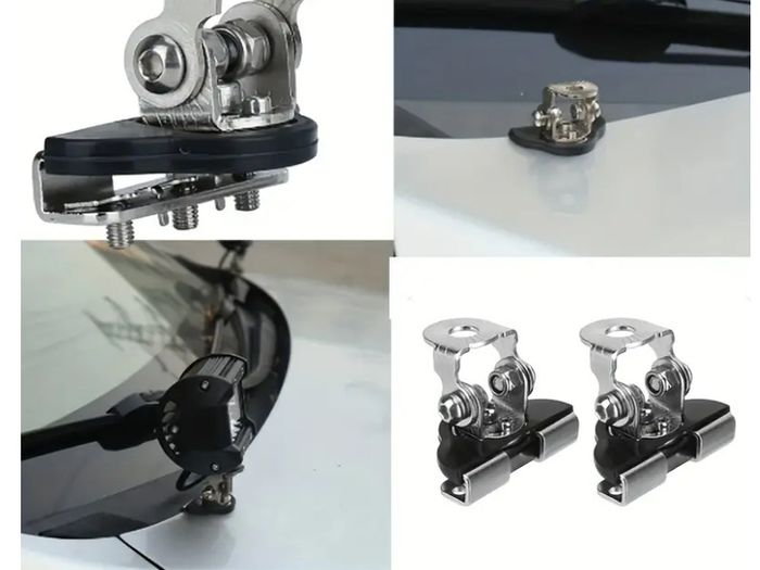 Set of 2 Universal LED Work Light Mounts for Cars And Motorcycles,