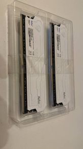 Netac DDR4 RAM 32GB (2x16GB) 3200MHz Kit CL16-20-20-40 1.35V, 288-Pin UDIMM Desktop Memory, XMP 2.0 High Performance Computer Memory White