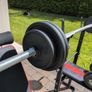 Weights Bench and Cast Iron Weights Image 4
