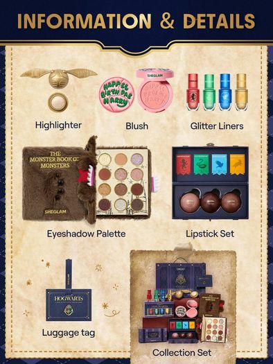 Harry Potter x SHEGLAM Full Collection Set