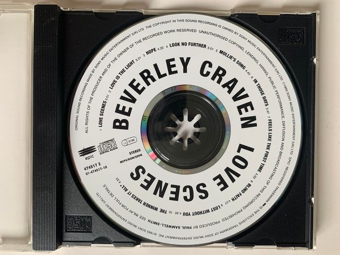 Beverley Craven [1993] Love Scenes (CD Album)