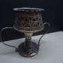 Vintage Tibetan Style Tested Silver Incense Burner / Censer Image 3
