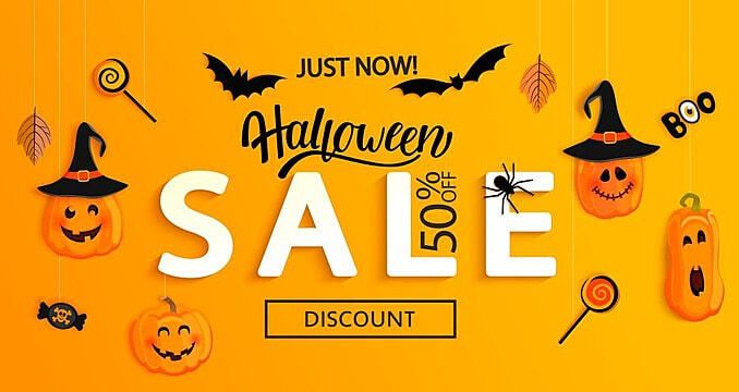 Halloween Half Price Sale - 50% off EVERYTHING 10 euro and under....