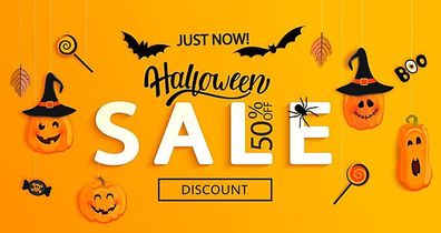 Halloween Half Price Sale - 50% off EVERYTHING 10 euro and under....