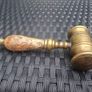 Vintage Solid Brass Judge's/Auctioneer's Gavel Image 8
