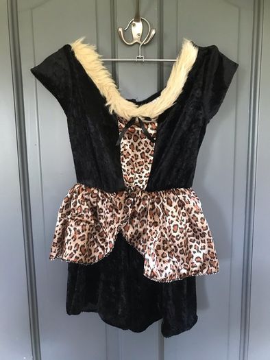 Leopard print maid costume aged 3-4 years
