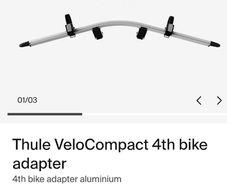 Thule Velo Compact 4 Bike Rack Towbar Mounted