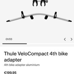 Thule Velo Compact 4 Bike Rack Towbar Mounted