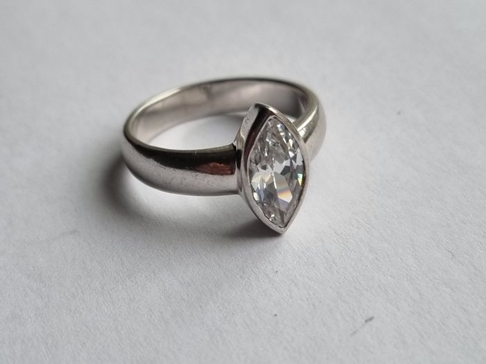 925 silver ring ZIRCONIA