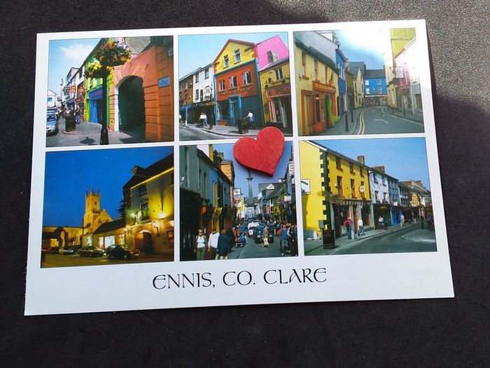 Ireland Postcard : Ennis , Co. Clare - Multi-view