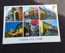 Ireland Postcard : Ennis , Co. Clare - Multi-view