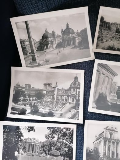 Vintage Roma, Italy Set of Landmark Photos